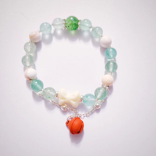 Handmade Crystal Bracelet- Festive Frost