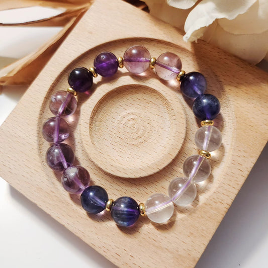 Handmade Crystal Bracelet- Mystery Mist