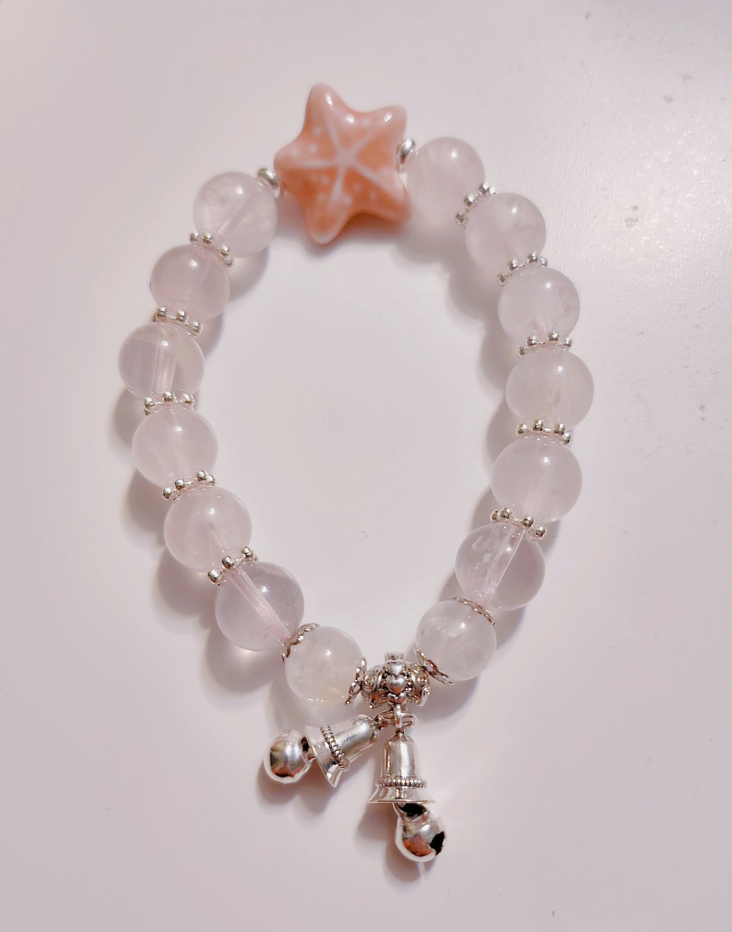 Handmade Crystal Bracelet Étoile Rose