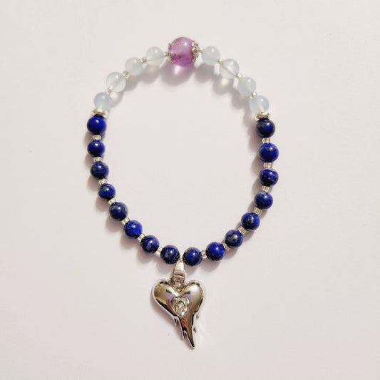 Handmade Crystal Bracelet Sapphire Serenity