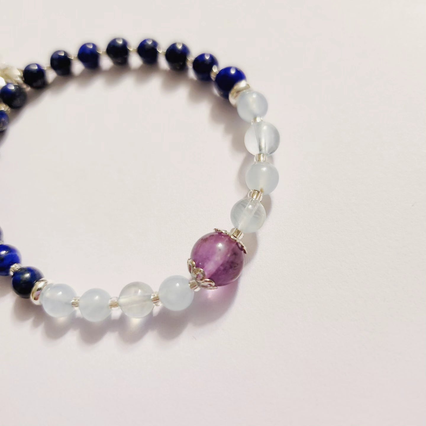 Handmade Crystal Bracelet Sapphire Serenity