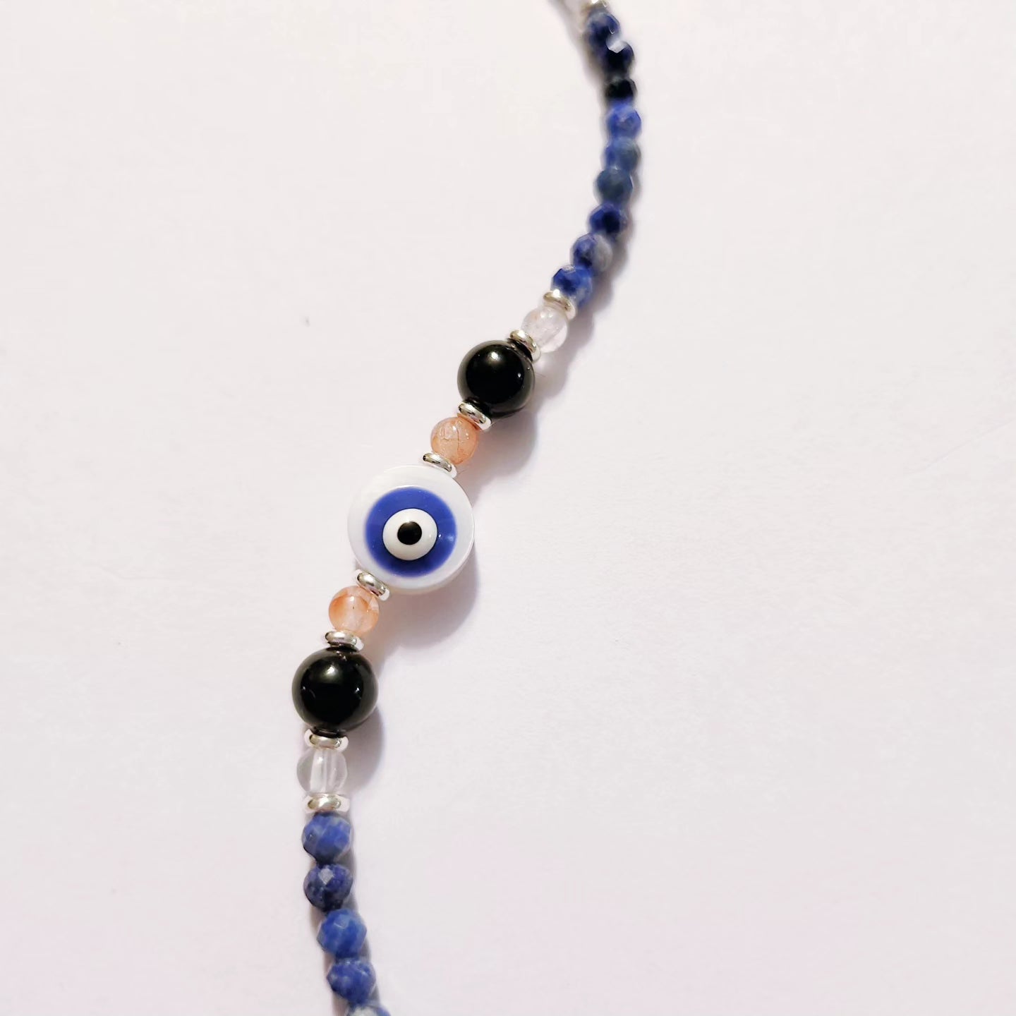 Handmade Crystal Bracelet- Blue Eye