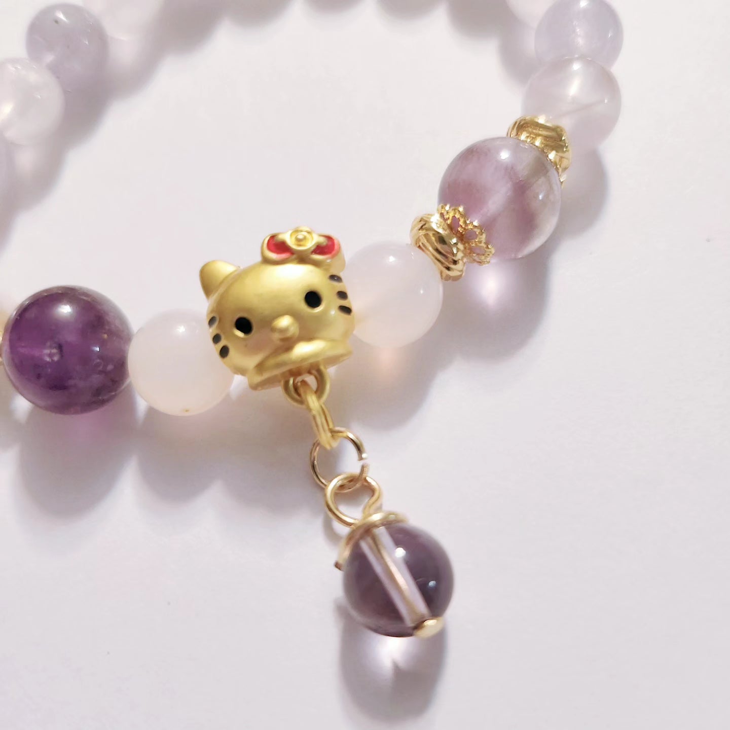 Handmade Crystal Bracelet- Ciao Ciao Kitten