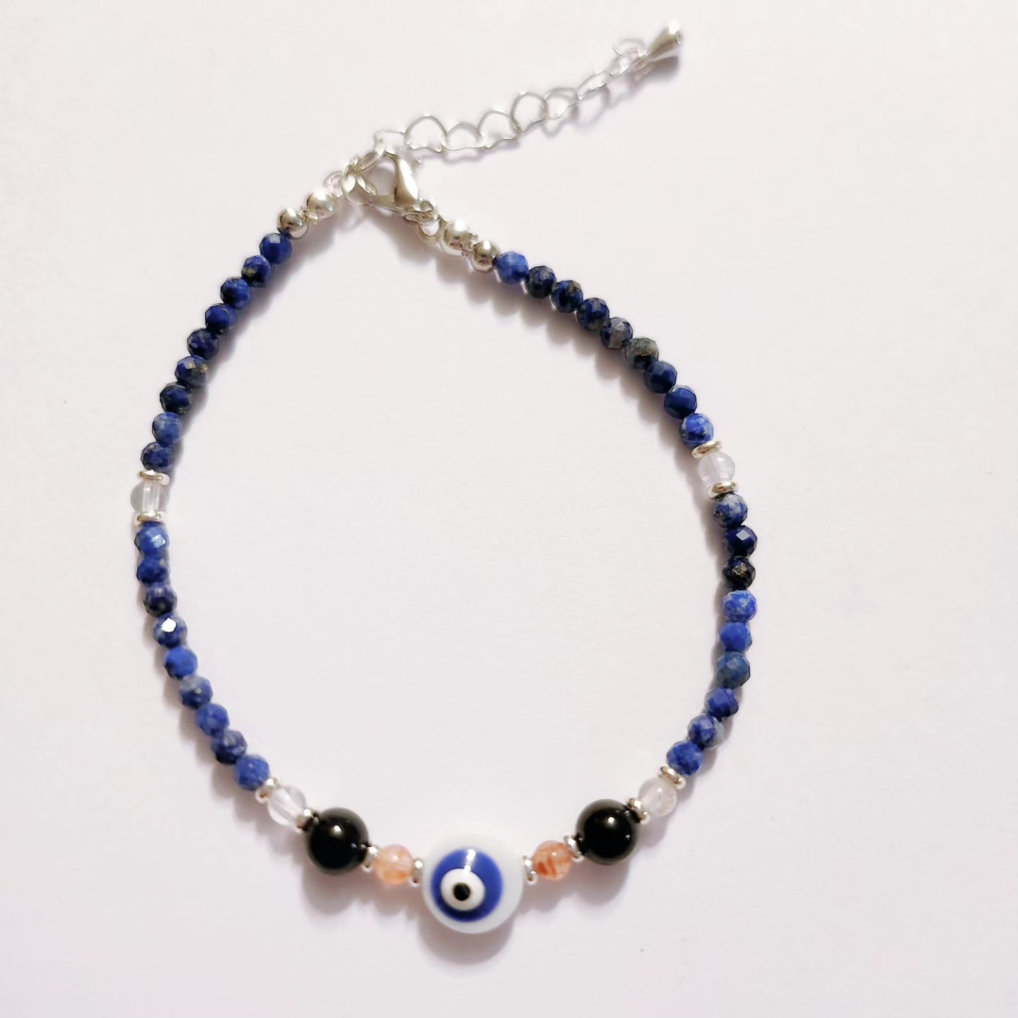 Handmade Crystal Bracelet- Blue Eye